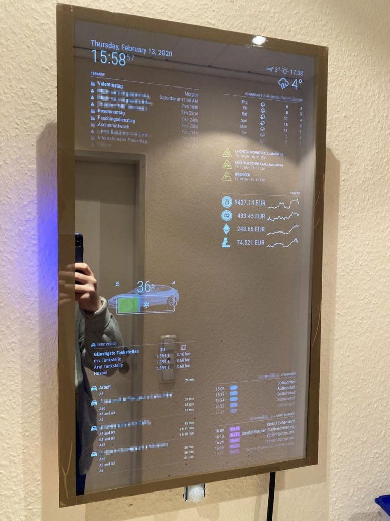 MagicMirror – Smart Mirror – MIT – Messara Institute of Technology